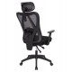 ΚΑΡΕΚΛΑ ΓΡΑΦΕΙΟΥ MEXER HM1195.01 ΜΑΥΡΟ MESH-PP ΒΑΣΗ 68x70x136Υεκ.