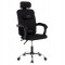 ΚΑΡΕΚΛΑ ΓΡΑΦΕΙΟΥ CRONER HM1196.01 ΜΑΥΡΟ MESH-ΜΕΤΑΛ.ΒΑΣΗ 58x99x120Υεκ.