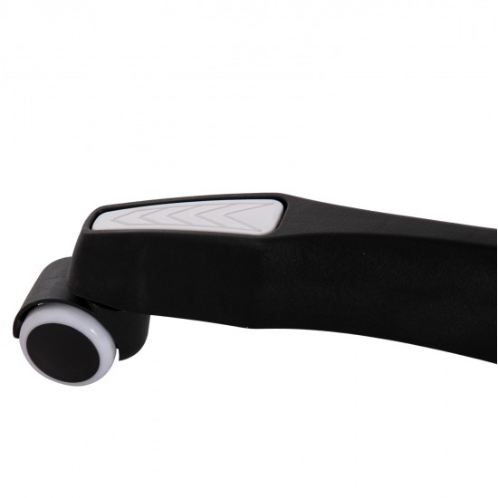 ΠΟΛΥΘΡΟΝΑ GAMING DARREN HM1203.04 ΜΑΥΡΟ-ΛΕΥΚΟ PVC 58.5x100x120Υεκ.