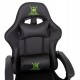ΠΟΛΥΘΡΟΝΑ GAMING DARREN HM1203.03 ΜΑΥΡΟ-ΠΡΑΣΙΝΟ PVC 58.5x100x120Υεκ.
