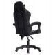 ΠΟΛΥΘΡΟΝΑ GAMING DARREN HM1203.10 ΜΑΥΡΟ-ΓΚΡΙ PVC 60x60x120Υεκ.