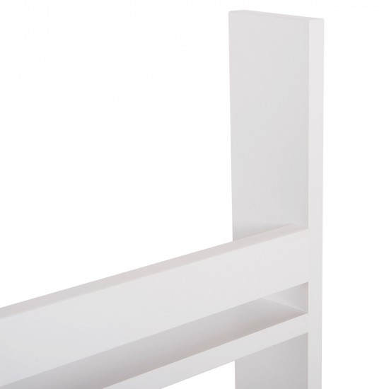 ΡΑΦΙΕΡΑ ΤΟΙΧΟΥ SANI HM18224.01 ΜΕΛΑΜΙΝΗ ΣΕ ΛΕΥΚΟ 60x10x120Υεκ. (4 ΡΑΦΙΑ)