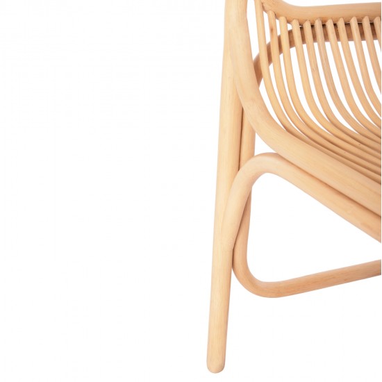 ΠΟΛΥΘΡΟΝΑ MEL ΕΣΩΤ. ΧΩΡΩΝ HM9954.01 ΦΥΣΙΚΟ RATTAN 62x57,5x79,5Υεκ.