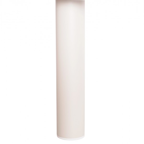 ΤΡΑΠΕΖΙ ΑΛΟΥΜΙΝΙΟΥ DOSUN HM6201.02 ΚΡΕΜ ΣΚΕΛΕΤΟΣ-3D PRINT ΓΥΑΛΙ-ΚΕΡΑΜΙΚΟ LOOK Φ120εκ