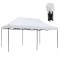 ΚΙΟΣΚΙ/GAZEBO MATTHEW HM6312 ΠΤΥΣΣΟΜΕΝΟ-ΣΚΕΛΕΤΟΣ ΜΕΤΑΛ.ΜΑΥΡΟΣ-ΛΕΥΚΟ ΥΦΑΣΜΑ 3x6x3,10Yμ