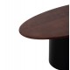 ΤΡΑΠΕΖΙA ΣΑΛΟΝΙΟΥ 3ΤΜΧ PEBBLES HM18004 MANGO TOP-ΜΕΤΑΛΛΙΚΕΣ ΜΑΥΡΕΣ ΒΑΣΕΙΣ