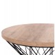 ΒΟΗΘΗΤΙΚΟ ΤΡΑΠΕΖΙ ΣΑΛΟΝΙΟΥ KEON HM18038.03 MDF TOP ΣΕ ΣΟΝΑΜΑ-ΜΕΤΑΛΛΟ Φ45x50Υεκ.