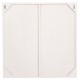 ΠΙΝΑΚΑΣ ΤΕΤΡΑΓΩΝΟΣ ΣΕΙΡΑ SANTORINI HM4507 MDF ΣΕ ΥΠΟΛΕΥΚΟ ΧΡΩΜΑ 80x4(πάχος)x80Υεκ.