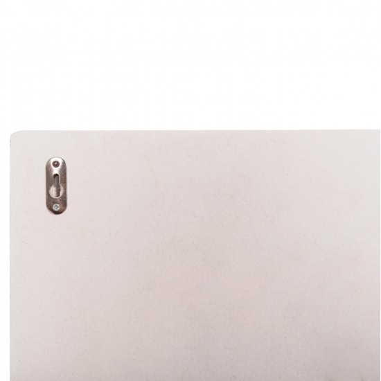 ΠΙΝΑΚΑΣ ΟΡΘΟΓΩΝΙΟΣ ΣΕΙΡΑ SANTORINI HM4518 MDF ΣΕ ΥΠΟΛΕΥΚΟ ΧΡΩΜΑ 60x4(πάχος)x80Υεκ.