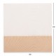 ΠΙΝΑΚΑΣ ΤΕΤΡΑΓΩΝΟΣ ΣΕΙΡΑ SANTORINI HM4519 MDF ΣΕ ΥΠΟΛΕΥΚΟ-ΚΑΦΕ ΧΡΩΜΑ 80x4(πάχος)x80Υεκ.
