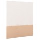 ΠΙΝΑΚΑΣ ΤΕΤΡΑΓΩΝΟΣ ΣΕΙΡΑ SANTORINI HM4519 MDF ΣΕ ΥΠΟΛΕΥΚΟ-ΚΑΦΕ ΧΡΩΜΑ 80x4(πάχος)x80Υεκ.