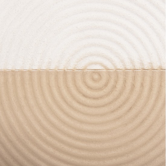 ΠΙΝΑΚΑΣ ΤΕΤΡΑΓΩΝΟΣ ΣΕΙΡΑ SANTORINI HM4519 MDF ΣΕ ΥΠΟΛΕΥΚΟ-ΚΑΦΕ ΧΡΩΜΑ 80x4(πάχος)x80Υεκ.