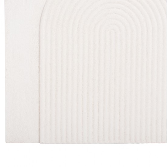 ΠΙΝΑΚΑΣ ΟΡΘΟΓΩΝΙΟΣ ΣΕΙΡΑ SANTORINI HM4523 MDF ΣΕ ΥΠΟΛΕΥΚΟ ΧΡΩΜΑ 60x4(πάχος)x80Υεκ.