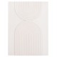 ΠΙΝΑΚΑΣ ΟΡΘΟΓΩΝΙΟΣ ΣΕΙΡΑ SANTORINI HM4523 MDF ΣΕ ΥΠΟΛΕΥΚΟ ΧΡΩΜΑ 60x4(πάχος)x80Υεκ.