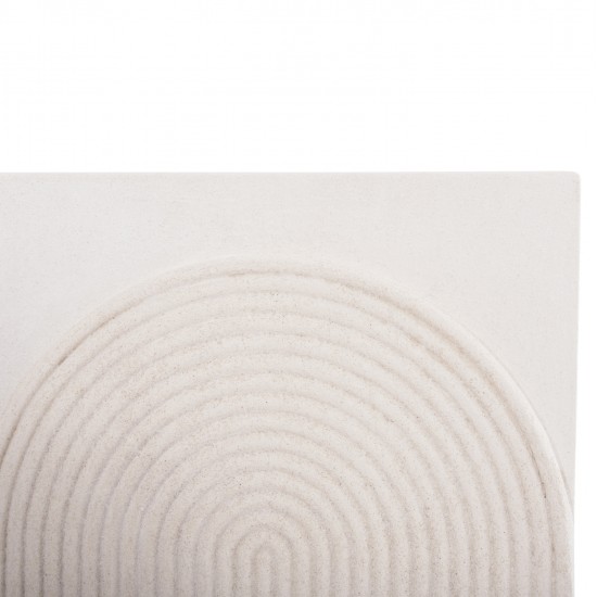 ΠΙΝΑΚΑΣ ΤΕΤΡΑΓΩΝΟΣ ΣΕΙΡΑ SANTORINI HM4517 MDF ΣΕ ΥΠΟΛΕΥΚΟ ΧΡΩΜΑ 80x4,5(πάχος)x80Υεκ.