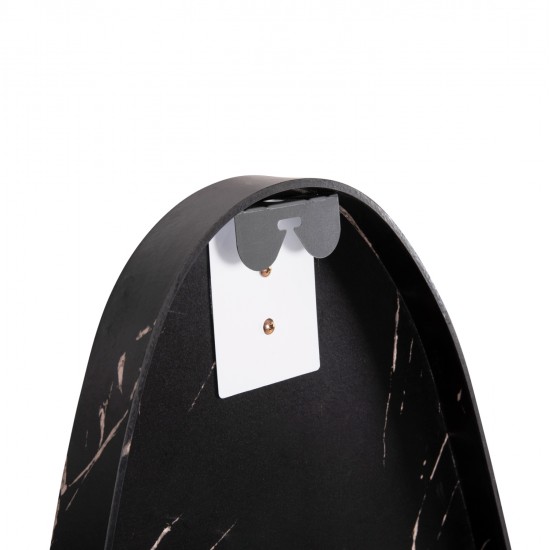 ΚΑΘΡΕΠΤΗΣ ΤΟΙΧΟΥ CRITHER HM4486.01 ΜΕ ΠΛΑΙΣΙΟ MDF ΣΕ BLACK MARBLE ΧΡΩΜΑ 49x140Υεκ.