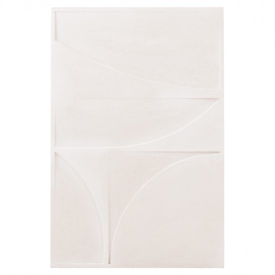 ΠΙΝΑΚΑΣ ΣΕΙΡΑ SANTORINI HM4505 MDF ΣΕ ΥΠΟΛΕΥΚΟ ΧΡΩΜΑ 80x4(πάχος)x120Υεκ.