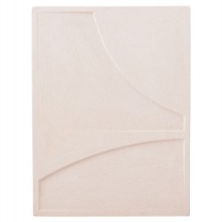 ΠΙΝΑΚΑΣ ΟΡΘΟΓΩΝΙΟΣ ΣΕΙΡΑ SANTORINI HM4509 MDF ΥΠΟΛΕΥΚΟ ΧΡΩΜΑ 60x4(πάχος)x80Υεκ.