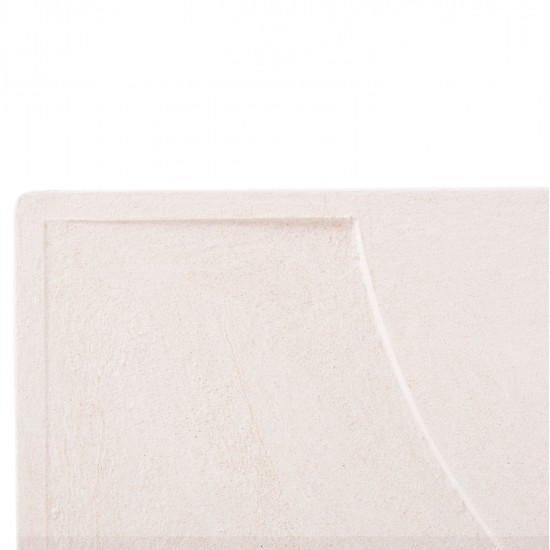 ΠΙΝΑΚΑΣ ΟΡΘΟΓΩΝΙΟΣ ΣΕΙΡΑ SANTORINI HM4509 MDF ΥΠΟΛΕΥΚΟ ΧΡΩΜΑ 60x4(πάχος)x80Υεκ.