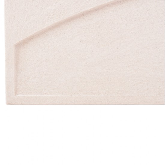 ΠΙΝΑΚΑΣ ΟΡΘΟΓΩΝΙΟΣ ΣΕΙΡΑ SANTORINI HM4509 MDF ΥΠΟΛΕΥΚΟ ΧΡΩΜΑ 60x4(πάχος)x80Υεκ.