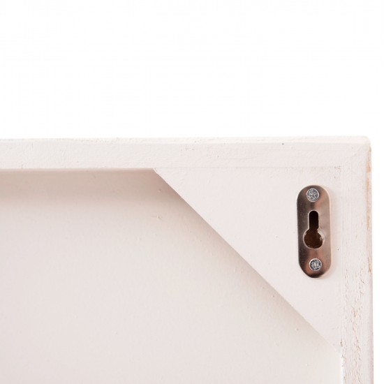 ΠΙΝΑΚΑΣ ΟΡΘΟΓΩΝΙΟΣ ΣΕΙΡΑ SANTORINI HM4510 MDF ΣΕ ΥΠΟΛΕΥΚΟ ΧΡΩΜΑ 60x4(πάχος)x80Υεκ.