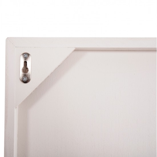 ΠΙΝΑΚΑΣ ΟΡΘΟΓΩΝΙΟΣ ΣΕΙΡΑ SANTORINI HM4532 MDF ΥΠΟΛΕΥΚΟ ΧΡΩΜΑ-ΔΙΑΚΟΣΜΗΣΗ ΜΠΕΖ 60x4,5(πάχος)x80Υεκ.