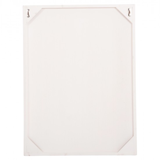 ΠΙΝΑΚΑΣ ΟΡΘΟΓΩΝΙΟΣ ΣΕΙΡΑ SANTORINI HM4533 MDF ΥΠΟΛΕΥΚΟ-ΚΑΦΕ-ΚΡΟΣΙΑ ΜΠΕΖ 60x4,5(πάχος)x80Υεκ