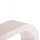ΚΟΝΣΟΛΑ ΣΕΙΡΑ SANTORINI HM18049 MDF ΣΕ ΥΠΟΛΕΥΚΟ ΧΡΩΜΑ 110x30x70Υεκ.