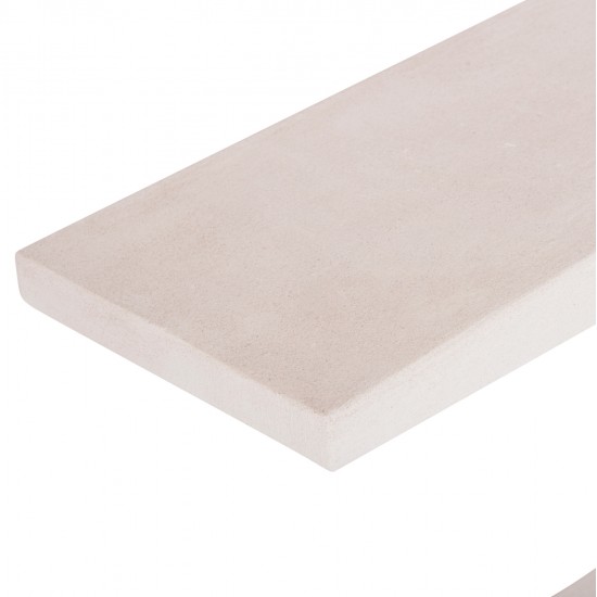 ΚΟΝΣΟΛΑ ΣΕΙΡΑ SANTORINI HM18049 MDF ΣΕ ΥΠΟΛΕΥΚΟ ΧΡΩΜΑ 110x30x70Υεκ.
