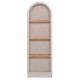 ΡΑΦΙΕΡΑ ΣΕΙΡΑ SANTORINI HM18045 MDF ΥΠΟΛΕΥΚΟ-ΡΑΦΙΑ ΞΥΛΟ ΕΛΑΤΟΥ ΦΥΣΙΚΟ 60x38,5x179Υεκ.
