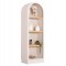 ΡΑΦΙΕΡΑ ΣΕΙΡΑ SANTORINI HM18045 MDF ΥΠΟΛΕΥΚΟ-ΡΑΦΙΑ ΞΥΛΟ ΕΛΑΤΟΥ ΦΥΣΙΚΟ 60x38,5x179Υεκ.