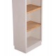 ΡΑΦΙΕΡΑ ΣΕΙΡΑ SANTORINI HM18045 MDF ΥΠΟΛΕΥΚΟ-ΡΑΦΙΑ ΞΥΛΟ ΕΛΑΤΟΥ ΦΥΣΙΚΟ 60x38,5x179Υεκ.