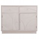 ΜΠΟΥΦΕΣ ΣΕΙΡΑ SANTORINI HM18046 MDF ΣΕ ΥΠΟΛΕΥΚΟ ΧΡΩΜΑ-2 ΣΥΡΤΑΡΙΑ & 2 ΠΟΡΤΕΣ 107x38x82,5Υεκ.