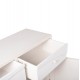 ΜΠΟΥΦΕΣ ΣΕΙΡΑ SANTORINI HM18046 MDF ΣΕ ΥΠΟΛΕΥΚΟ ΧΡΩΜΑ-2 ΣΥΡΤΑΡΙΑ & 2 ΠΟΡΤΕΣ 107x38x82,5Υεκ.