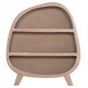 ΡΑΦΙΕΡΑ ΣΕΙΡΑ SANTORINI HM18060.02 MDF ΣΕ ΚΑΦΕ ΧΡΩΜΑ 120x38x133Υεκ.