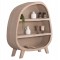 ΡΑΦΙΕΡΑ ΣΕΙΡΑ SANTORINI HM18060.02 MDF ΣΕ ΚΑΦΕ ΧΡΩΜΑ 120x38x133Υεκ.