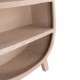 ΡΑΦΙΕΡΑ ΣΕΙΡΑ SANTORINI HM18060.02 MDF ΣΕ ΚΑΦΕ ΧΡΩΜΑ 120x38x133Υεκ.