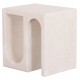 ΤΡΑΠΕΖΙ ΣΑΛΟΝΙΟΥ ΣΕΙΡΑ SANTORINI HM18070 MDF ΣΕ ΥΠΟΛΕΥΚΟ ΧΡΩΜΑ 48x38x48,5Υεκ.