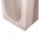 ΤΡΑΠΕΖΙ ΣΑΛΟΝΙΟΥ ΣΕΙΡΑ SANTORINI HM18070 MDF ΣΕ ΥΠΟΛΕΥΚΟ ΧΡΩΜΑ 48x38x48,5Υεκ.