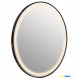 ΚΑΘΡΕΠΤΗΣ ΤΟΙΧΟΥ ΣΤΡΟΓΓΥΛΟΣ ROUNDER HM4503.01 ΑΛΟΥΜΙΝΙΟ ΣΕ ΜΑΥΡΟ-ΦΩΤΙΣΜΟΣ LED Φ80εκ.