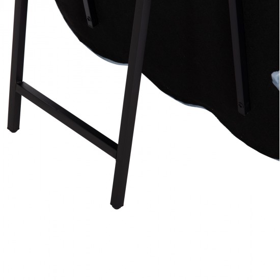 ΠΑΙΔΙΚΟΣ ΚΑΘΡΕΦΤΗΣ ΔΑΠΕΔΟΥ BUNNY HM4489.02 MDF ΡΟΖ & ΜΠΛΕ-ΜΑΥΡΟ STAND 80x162Υεκ.