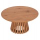 ΤΡΑΠΕΖΙ ΣΑΛΟΝΙΟΥ TALBERT HM18024 MDF ΣΕ ΑΝΟΙΧΤΟ ΦΥΣΙΚΟ ΞΥΛΟΥ Φ80x40,5Υεκ.
