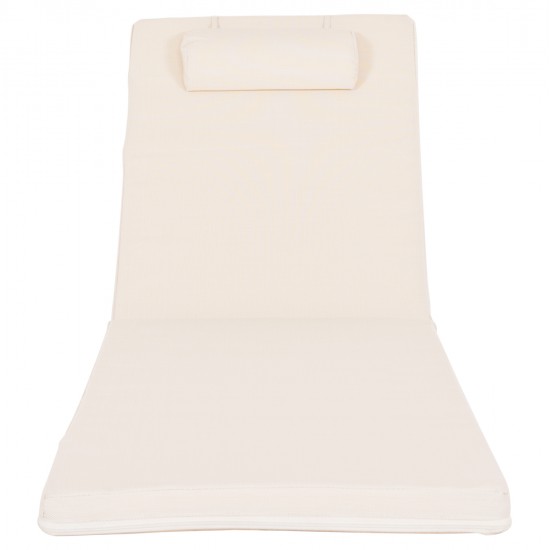 ΜΑΞΙΛΑΡΙ ΞΑΠΛΩΣΤΡΑΣ TEXTILENE SIFNOS ΜΠΕΖ HM11234.61T 190(114-76)x58x6,5Yεκ.