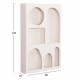 ΡΑΦΙΕΡΑ-ΚΟΜΜΟ ΣΕΙΡΑ SANTORINI HM18059 MDF ΣΕ ΥΠΟΛΕΥΚΟ 80x18x120Υεκ.