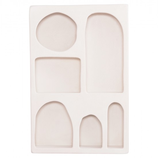 ΡΑΦΙΕΡΑ-ΚΟΜΜΟ ΣΕΙΡΑ SANTORINI HM18059 MDF ΣΕ ΥΠΟΛΕΥΚΟ 80x18x120Υεκ.