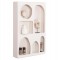 ΡΑΦΙΕΡΑ-ΚΟΜΜΟ ΣΕΙΡΑ SANTORINI HM18059 MDF ΣΕ ΥΠΟΛΕΥΚΟ 80x18x120Υεκ.