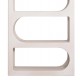 ΒΙΒΛΙΟΘΗΚΗ ΣΕΙΡΑ SANTORINI HM18062 MDF ΣΕ ΥΠΟΛΕΥΚΟ ΧΡΩΜΑ 80x38x180Yεκ.