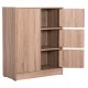 ΝΤΟΥΛΑΠΙ ΜΕ 4 ΑΠΟΘ.ΧΩΡΟΥΣ MATIN HM2479.02 SONAMA OAK ΜΕΛΑΜΙΝΗ 80x39,5x99,5Υεκ.