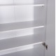 ΠΑΠΟΥΤΣΟΘΗΚΗ-ΝΤΟΥΛΑΠΑ CLUSE HM2403.03 ΜΕΛΑΜΙΝΗ ΛΕΥΚΟ ΧΡΩΜΑ 60Χ36,5Χ186,5Υεκ.