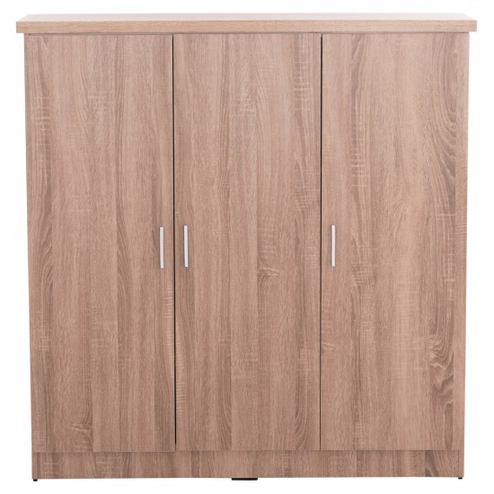 ΝΤΟΥΛΑΠΑ 3ΦΥΛΛΗ ΜΕ ΡΑΦΙΑ FUENTO HM2482.01 SONAMA OAK ΜΕΛΑΜΙΝΗ 120-116x40x123,5Υεκ.